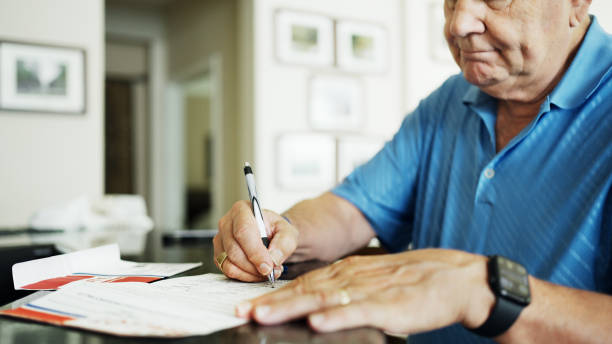 Family discussing final expenses